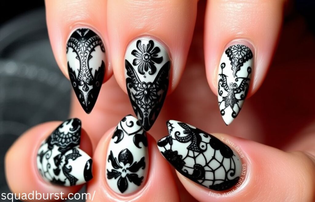 Hauntingly Stunning: 30 “The Nightmare Before Christmas” Nail Designs to Spook and Slay!