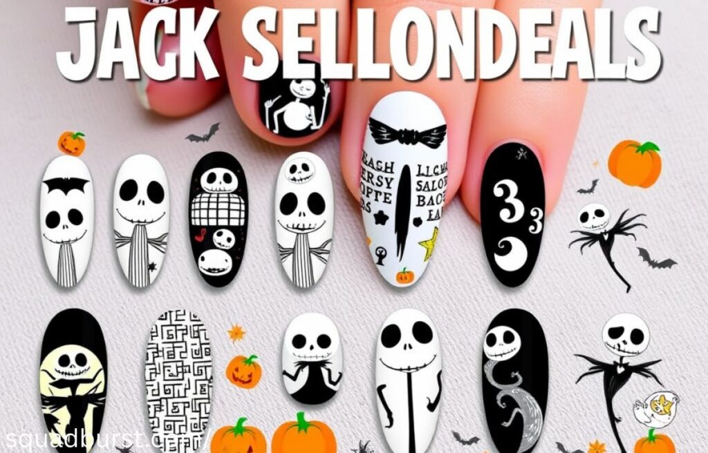 Hauntingly Stunning: 30 “The Nightmare Before Christmas” Nail Designs to Spook and Slay!
