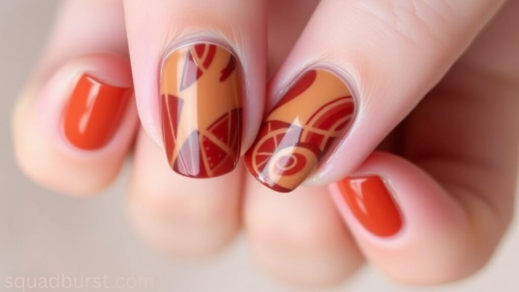 36 Stunning and Trendy Fall Short Nail Designs That Wow!