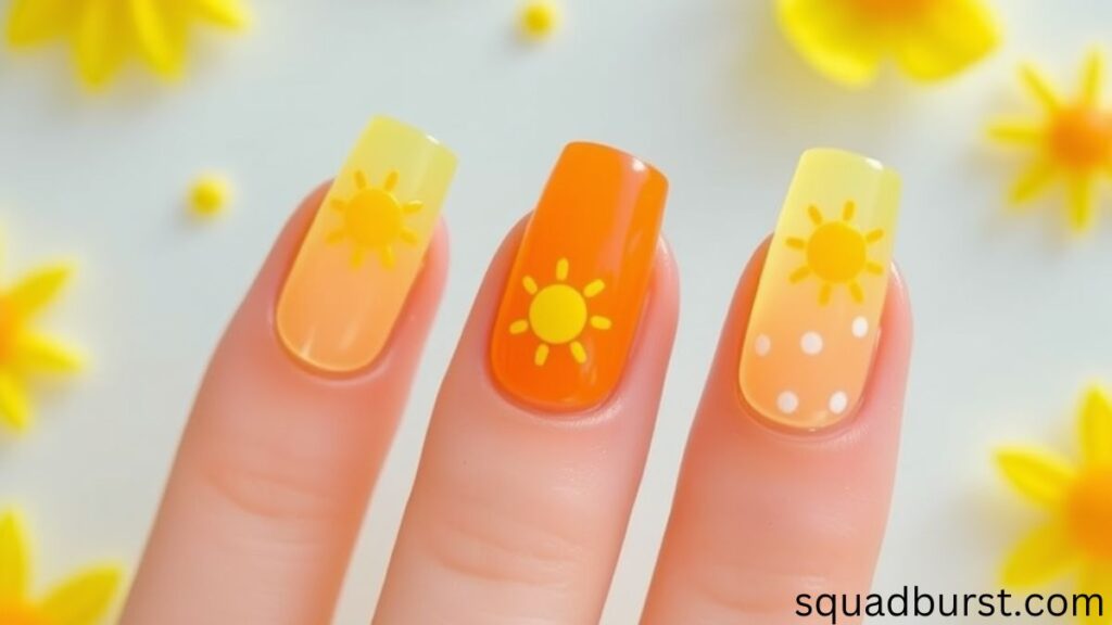 24 Sunshine Nail Designs to Brighten Your Summer ☀️