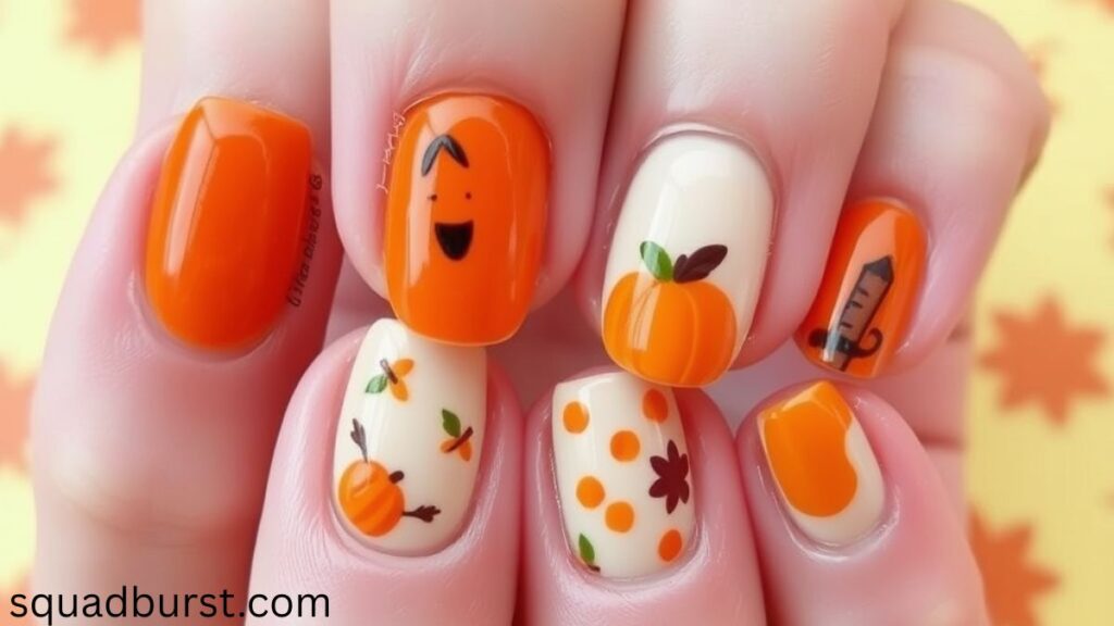 36 Stunning and Trendy Fall Short Nail Designs That Wow!