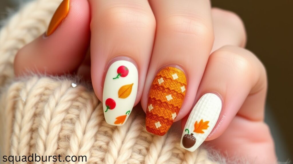 36 Stunning and Trendy Fall Short Nail Designs That Wow!