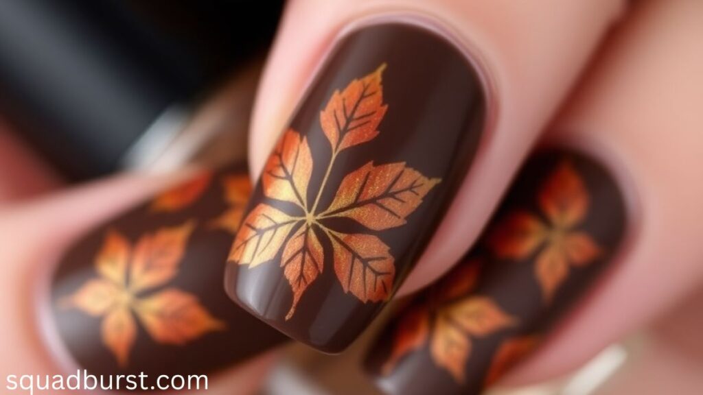 36 Stunning and Trendy Fall Short Nail Designs That Wow!