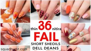 36 Stunning and Trendy Fall Short Nail Designs That Wow!