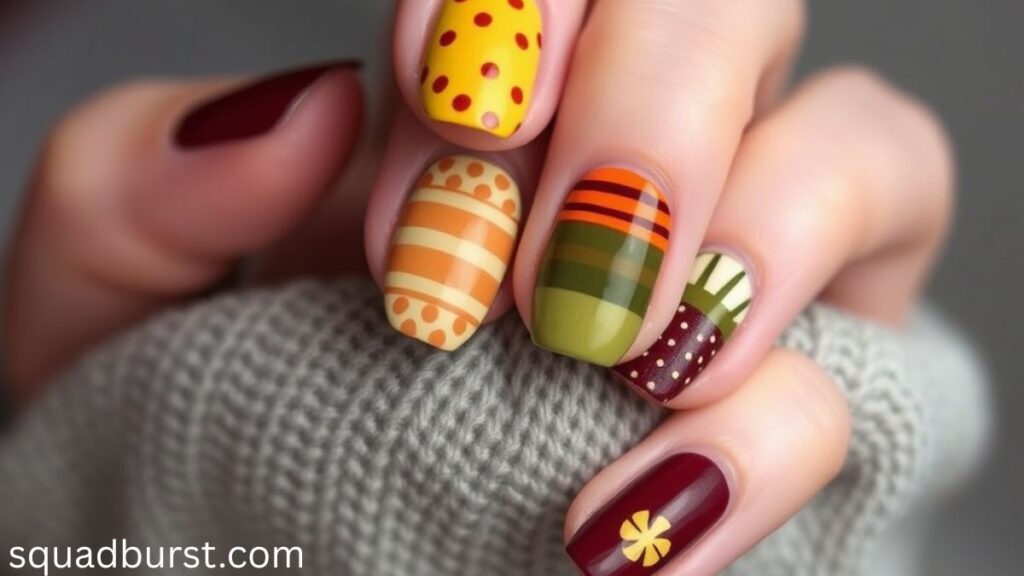 36 Stunning and Trendy Fall Short Nail Designs That Wow!