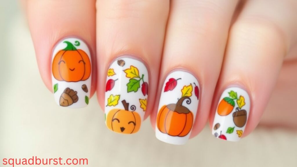 36 Stunning and Trendy Fall Short Nail Designs That Wow!