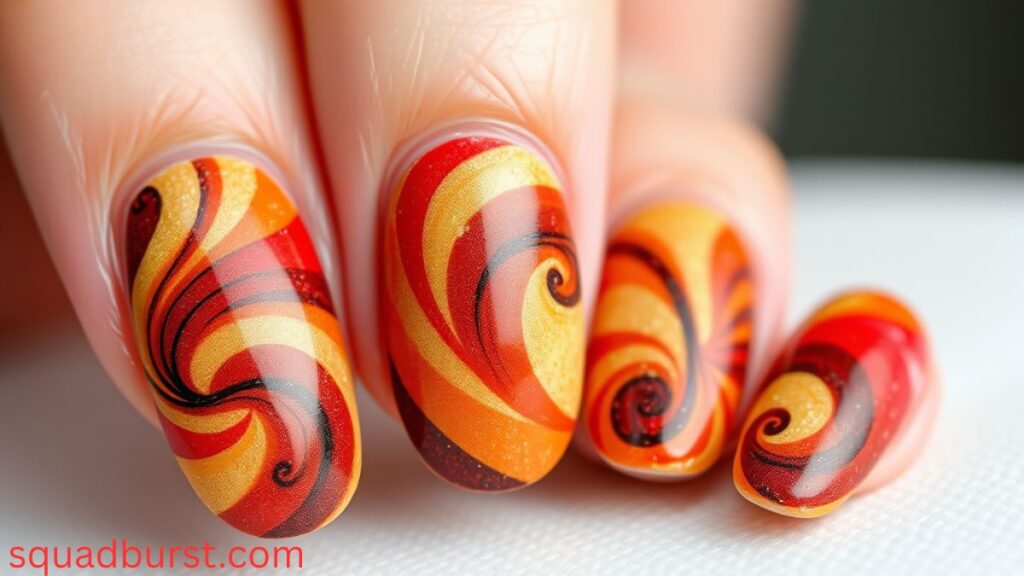36 Stunning and Trendy Fall Short Nail Designs That Wow!