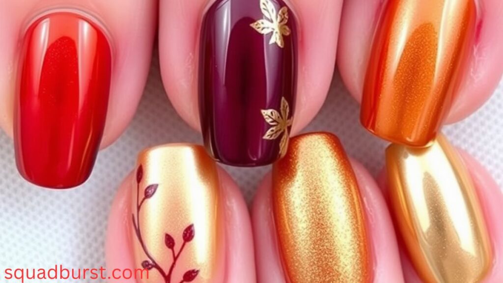 36 Stunning and Trendy Fall Short Nail Designs That Wow!