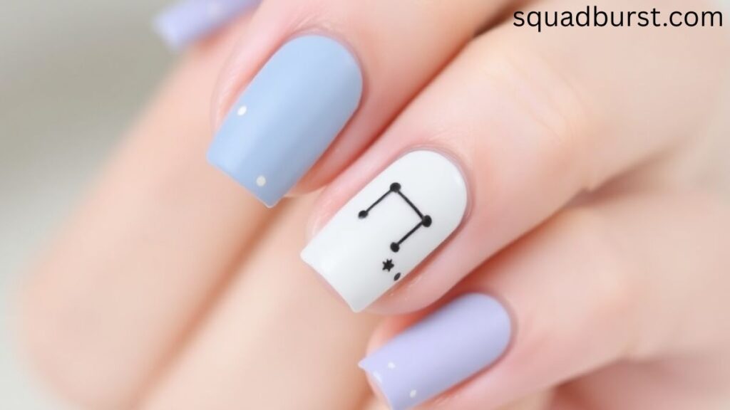 🌟 33 Stunning Gemini Nail Designs You Should Try Now