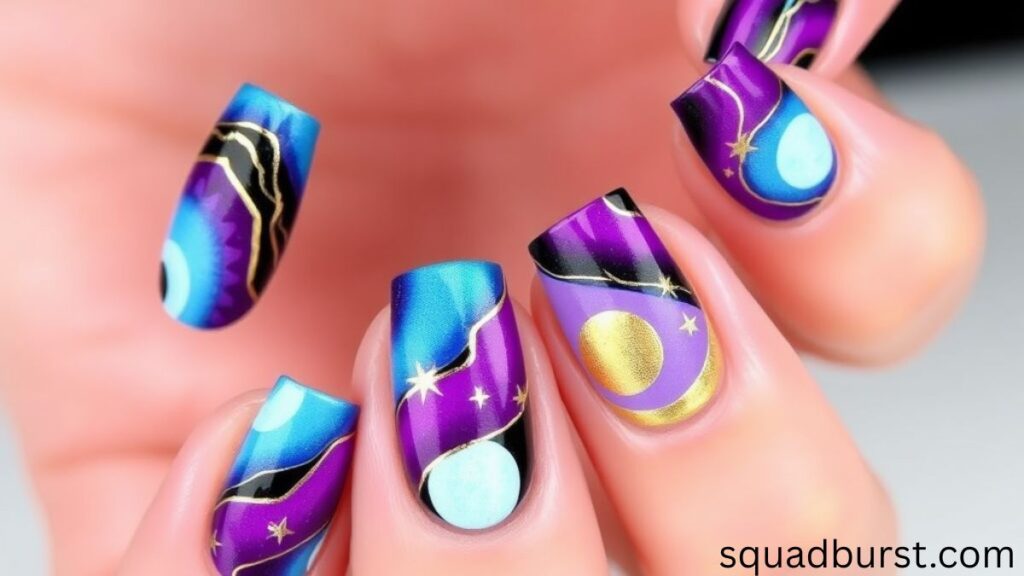 🌟 33 Stunning Gemini Nail Designs You Should Try Now
