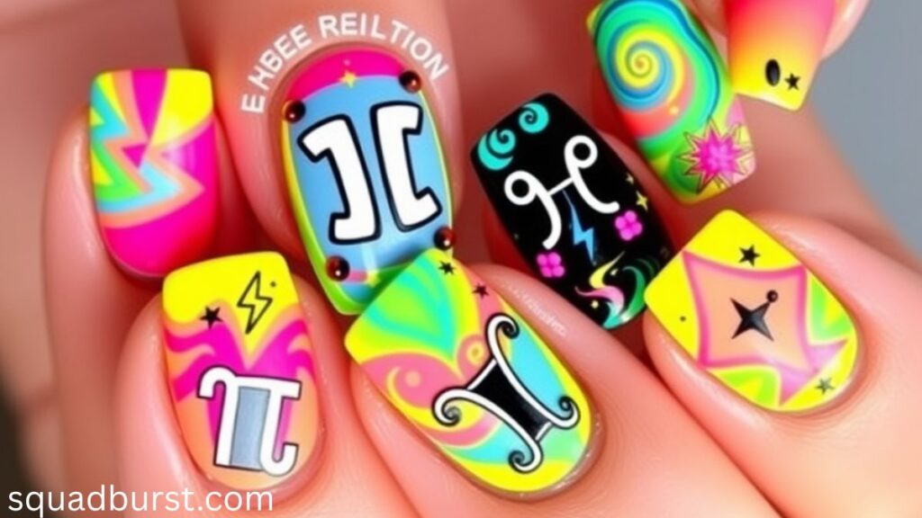 🌟 33 Stunning Gemini Nail Designs You Should Try Now
