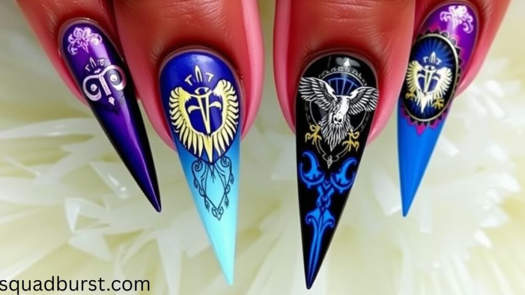 🌟 33 Stunning Gemini Nail Designs You Should Try Now