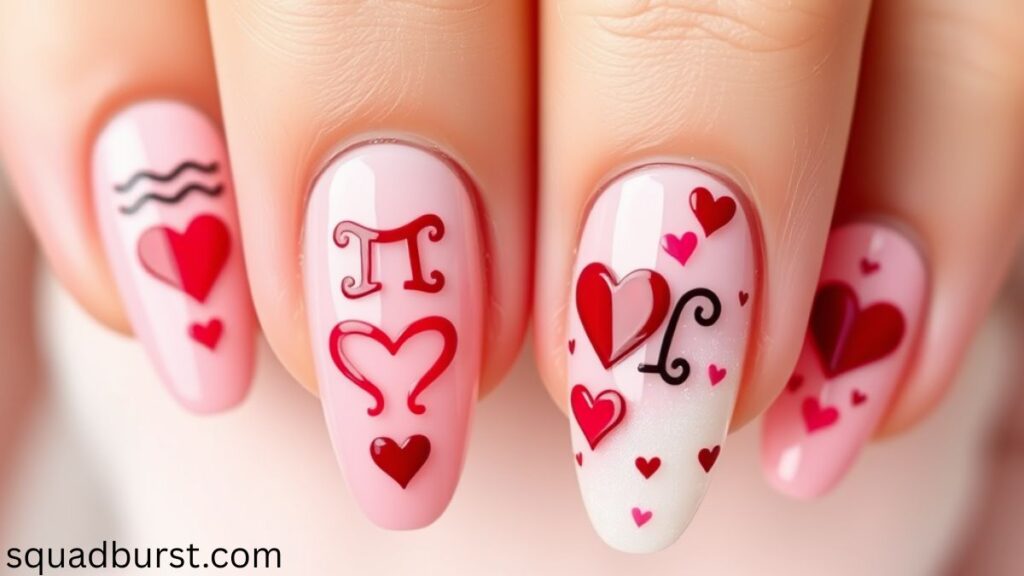 🌟 33 Stunning Gemini Nail Designs You Should Try Now