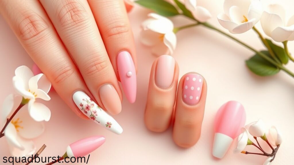 34 Blooming Pink Spring Nail Designs to Refresh Your Look