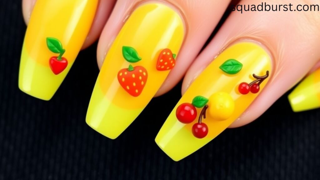 24 Yellow French Tip Nails to Try If You Love to Be Different