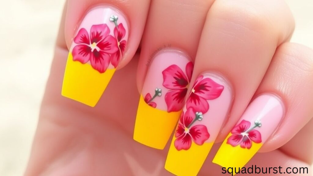 24 Yellow French Tip Nails to Try If You Love to Be Different