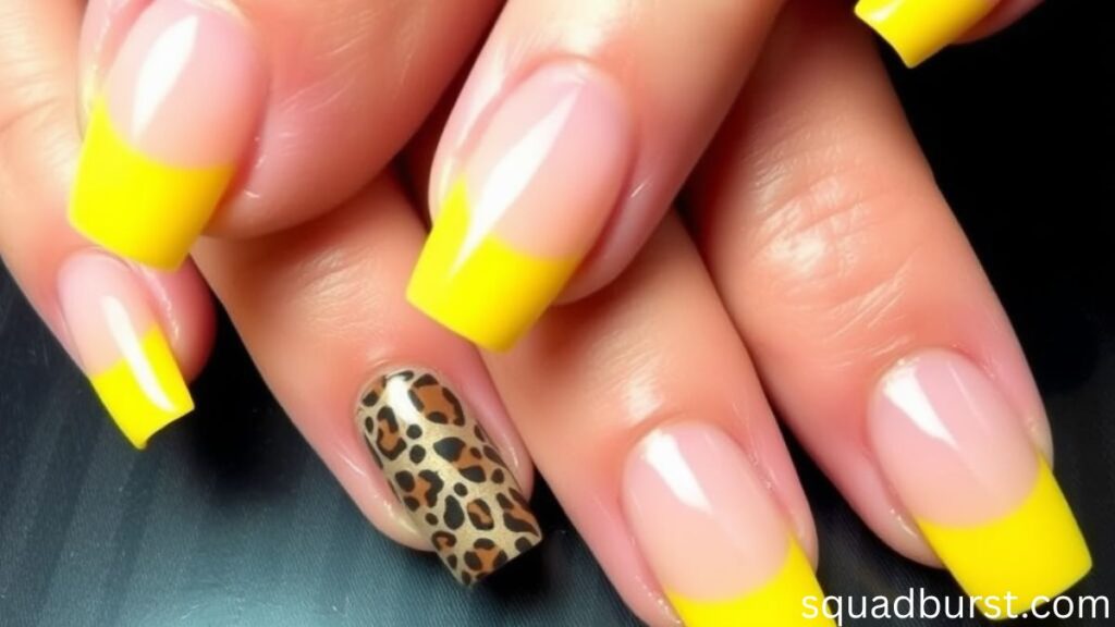 24 Yellow French Tip Nails to Try If You Love to Be Different