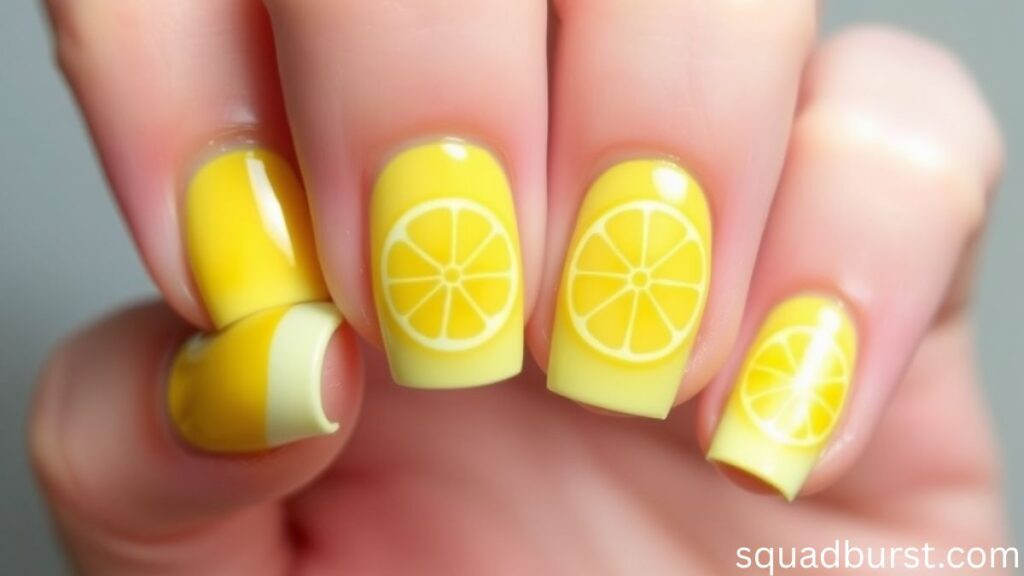24 Yellow French Tip Nails to Try If You Love to Be Different