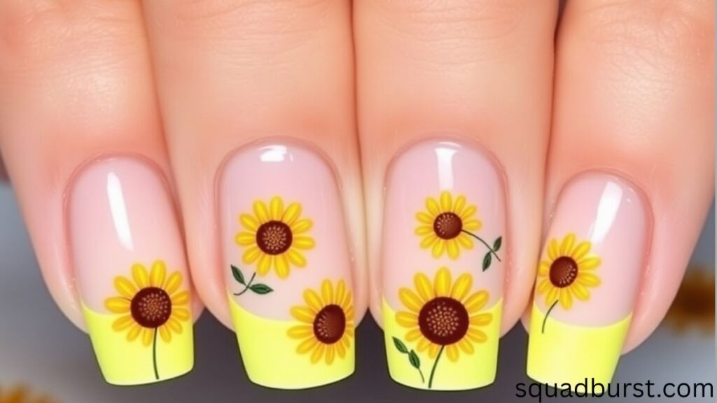 24 Yellow French Tip Nails to Try If You Love to Be Different