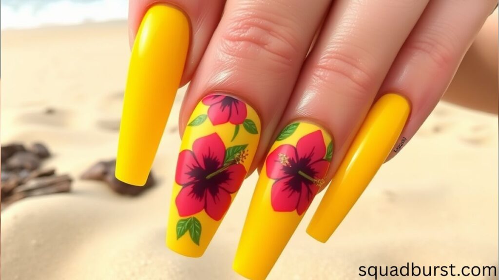 24 Yellow French Tip Nails to Try If You Love to Be Different