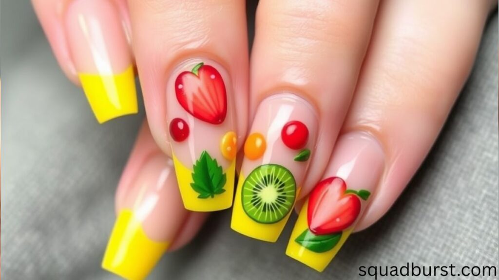 24 Yellow French Tip Nails to Try If You Love to Be Different