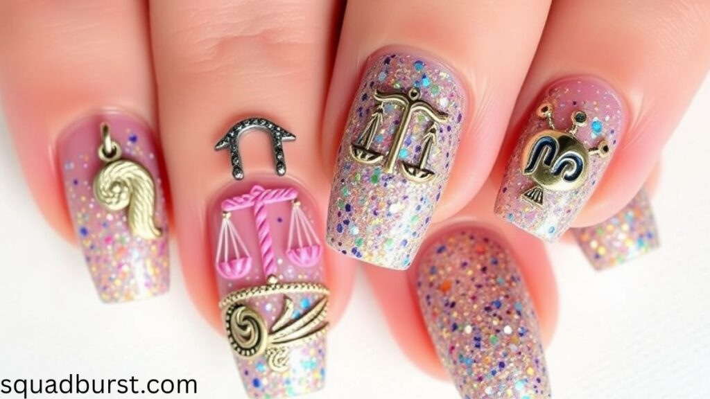 32 Libra Nail Designs: Harmonize Your Look and Style!