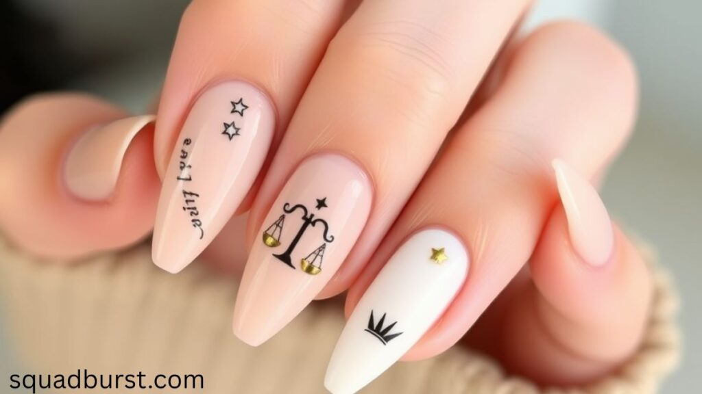 32 Libra Nail Designs: Harmonize Your Look and Style!