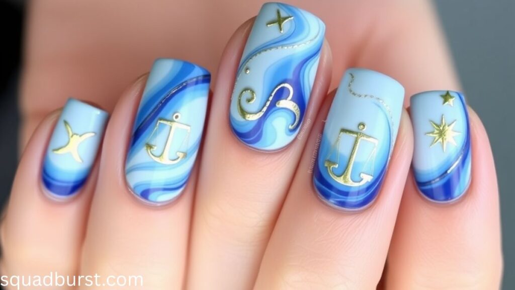 32 Libra Nail Designs: Harmonize Your Look and Style!