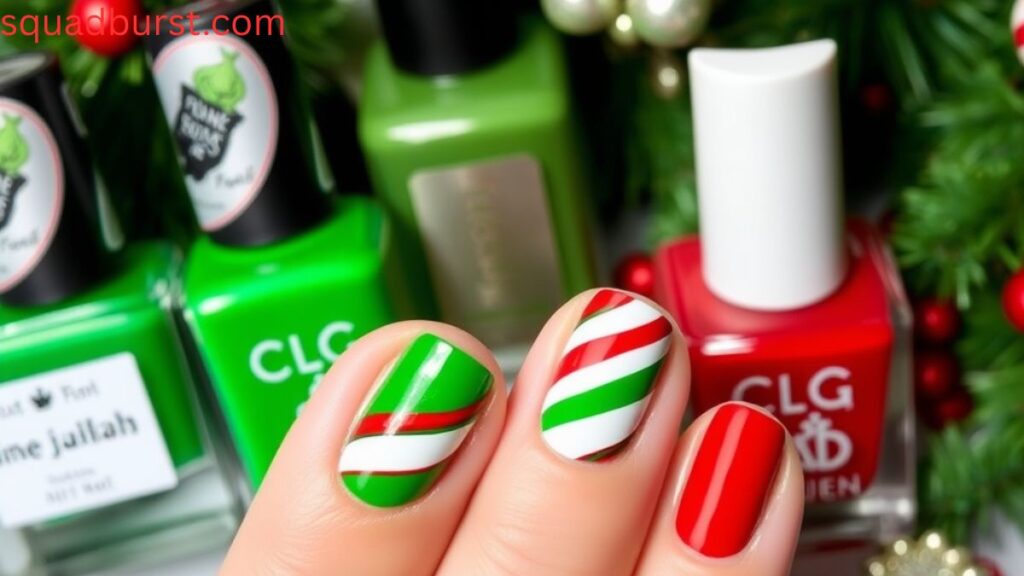 34 Christmas Nail Designs Grinch to Get Inspired