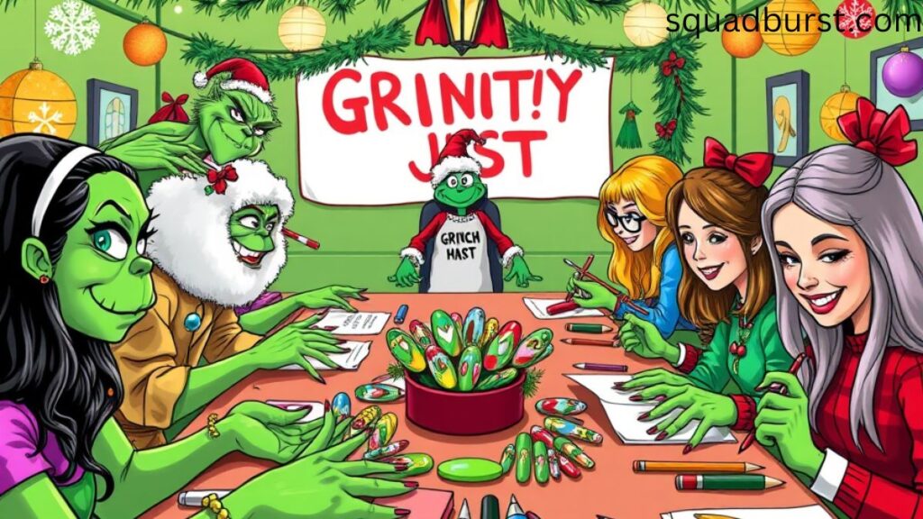 34 Christmas Nail Designs Grinch to Get Inspired