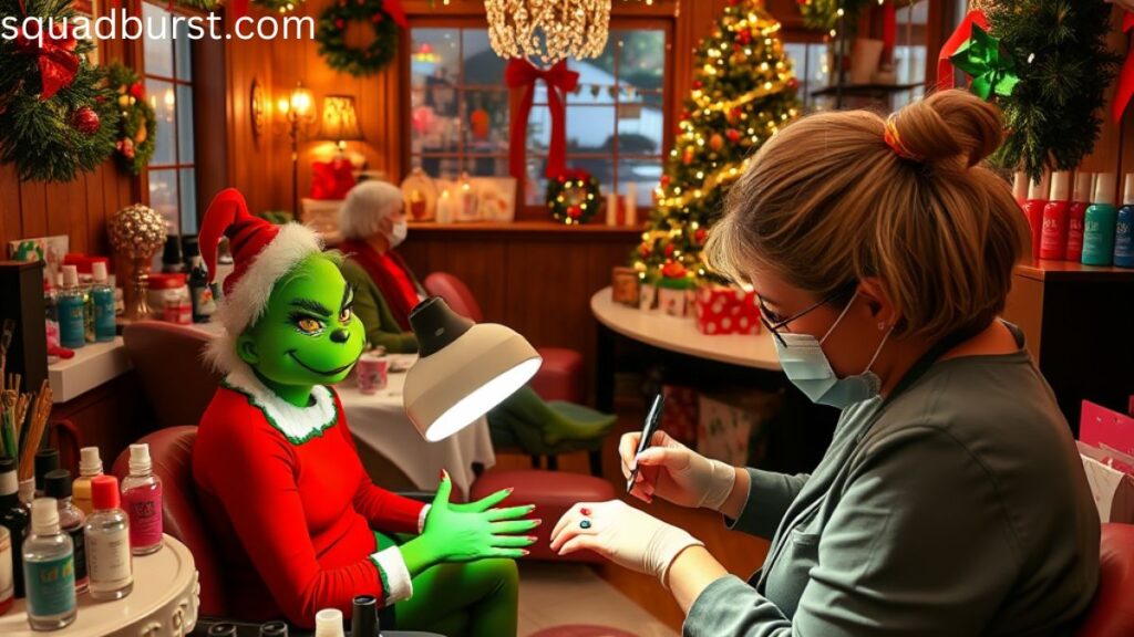 34 Christmas Nail Designs Grinch to Get Inspired