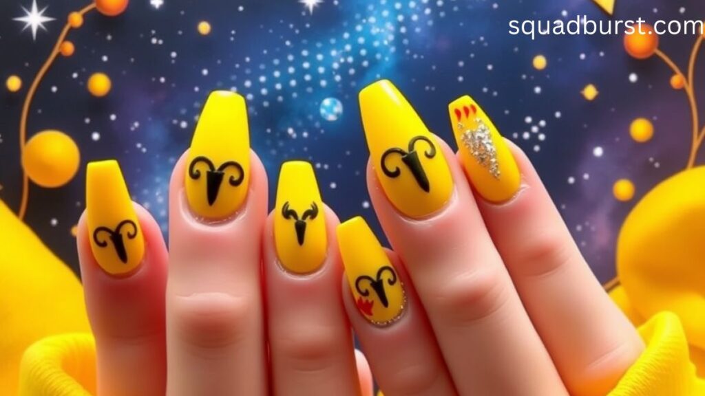 31 Aries Nail Designs: Cosmic Nails Made Easy!
