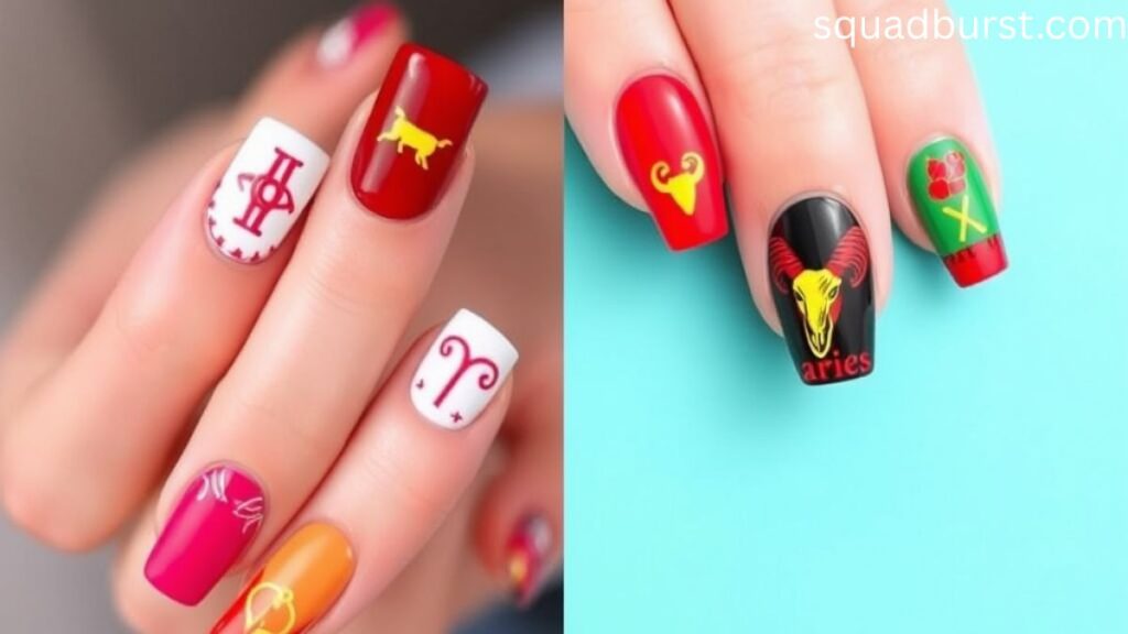 31 Aries Nail Designs: Cosmic Nails Made Easy!
