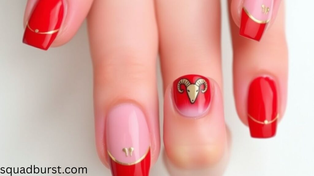 31 Aries Nail Designs: Cosmic Nails Made Easy!