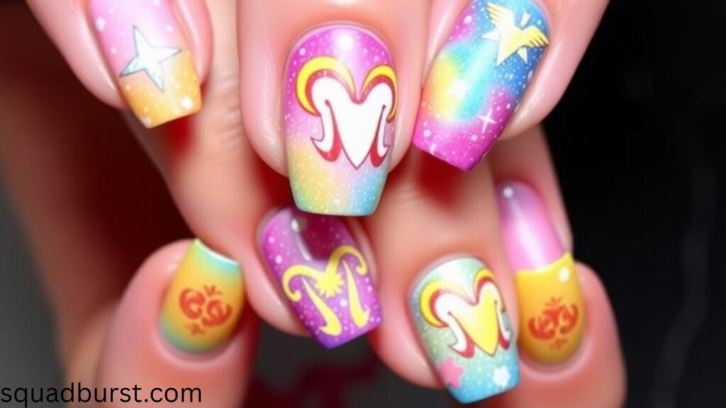 31 Aries Nail Designs: Cosmic Nails Made Easy!