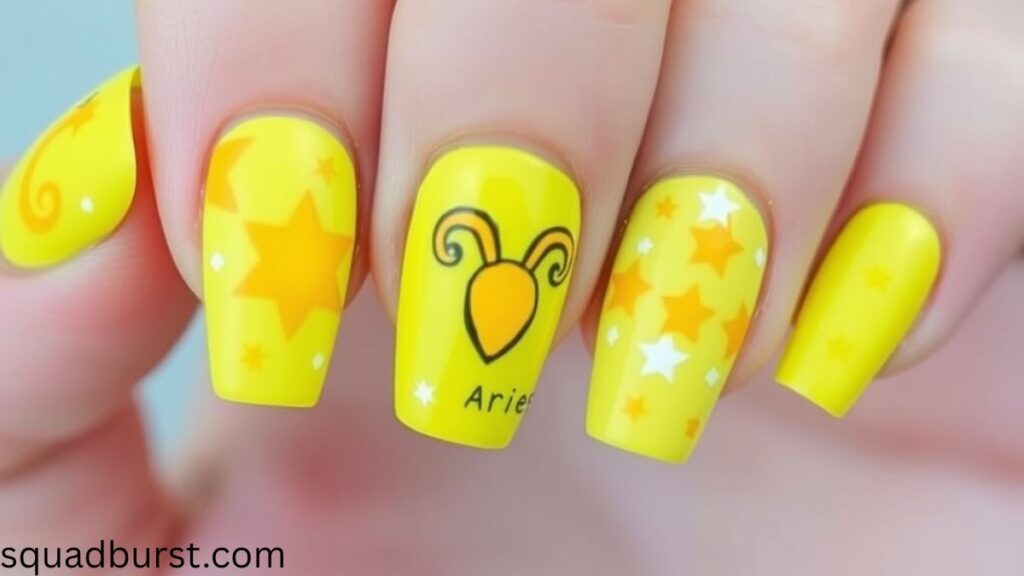 31 Aries Nail Designs: Cosmic Nails Made Easy!