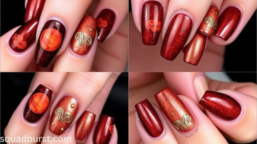 31 Aries Nail Designs: Cosmic Nails Made Easy!