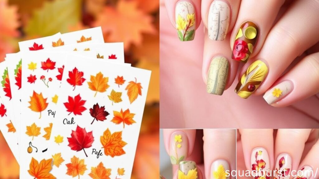 30 Fall Nail Ideas with Leaves (That Scream Pumpkin Spice Latte Season!)