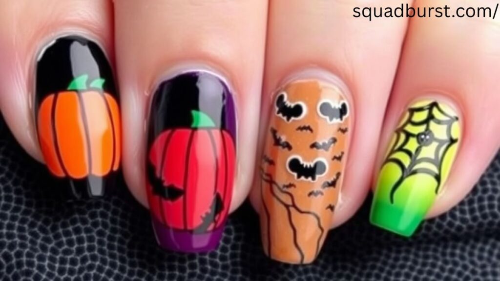 30 Fall Nail Ideas with Leaves (That Scream Pumpkin Spice Latte Season!)