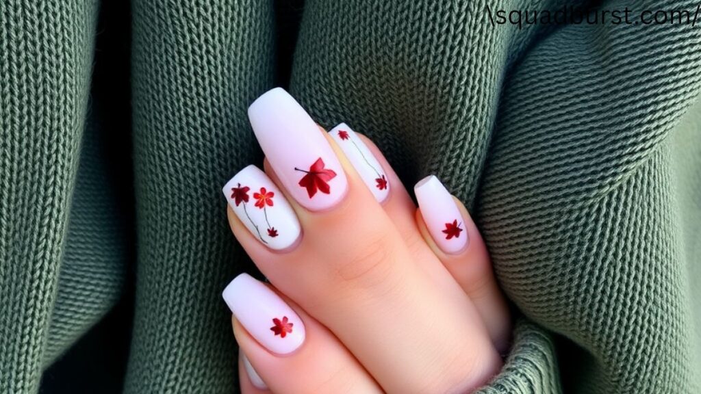 30 Fall Nail Ideas with Leaves (That Scream Pumpkin Spice Latte Season!)