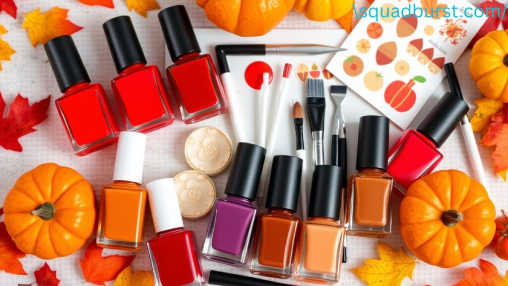 30 Fall Nail Ideas with Leaves (That Scream Pumpkin Spice Latte Season!)