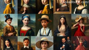 famous paintings dress to impress