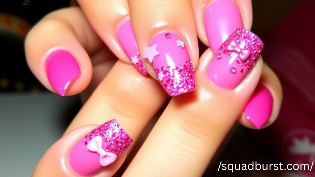 26 Stunning Barbie Pink Nail Designs to Try Right Now