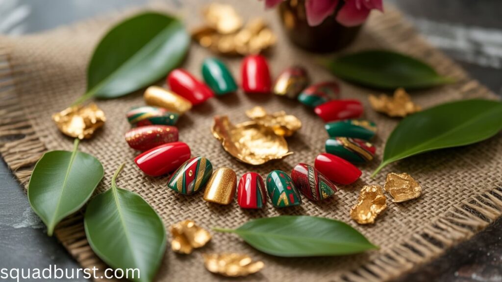 Red, Gold & Green: 18 Thrilling Rasta Colored Nail Designs You’ll Love
