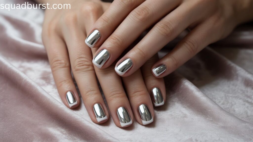 26 Glistening Chrome Nail Designs for That Magical Look