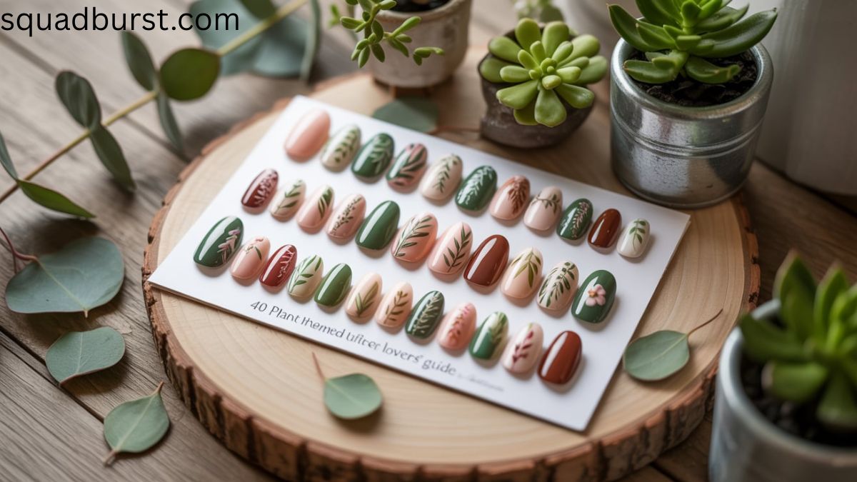 40 Plant Themed Nails: The Ultimate Nature Lovers’ Guide