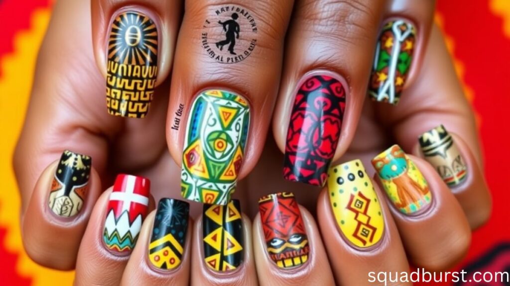 26 African Nail Designs for a Bold New Look: Celebrate Culture Through Stunning Nail Art