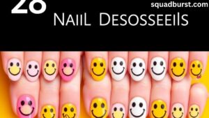 28 Nail Designs Smiley Face That You’ll Love to Try