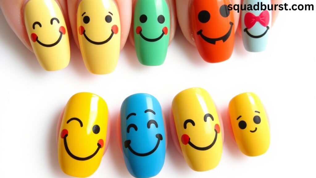 28 Nail Designs Smiley Face That You’ll Love to Try