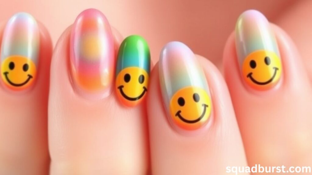 28 Nail Designs Smiley Face That You’ll Love to Try